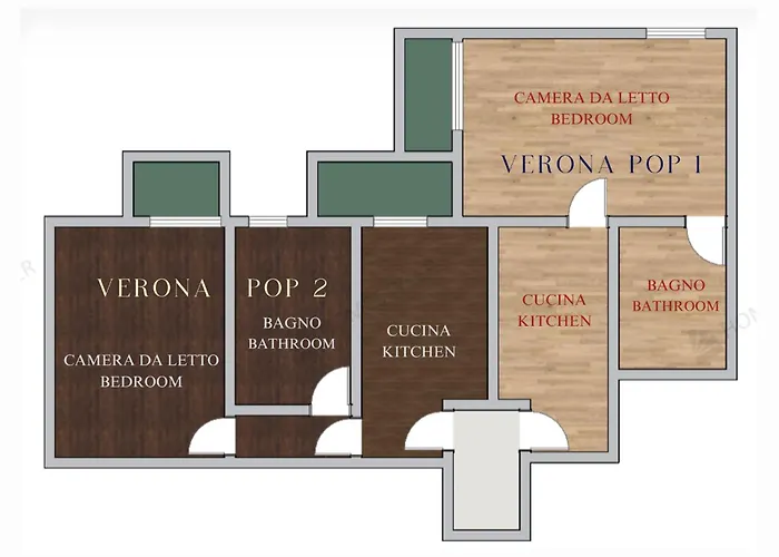 Pop Duplex Lägenhet Verona